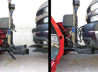 SOLD OUT New Hiniker 9862 Model, V-Plow Compression Spring Trip, LED Headlights, Flare Top Poly V-Plow, QH2