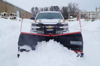 SOLD OUT - Available for Special Order. Call for Price. New Hiniker 9595 Model, V-Plow Torsion Spring Trip, HALOGEN headlights, Flare Top  Poly V-Plow, QH2