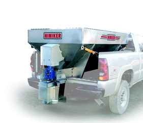 SOLD OUT - Available for Special Order. Call for Price. New Hiniker 955 Model, V-Box Stainless Steel Spreader, 