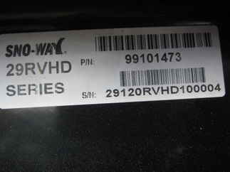 Clearance! NOS Sno-Way 29RVHD Model, V-plow Flare Top, Steel cutting edge, Down pressure, ProControl 2 Plus Wired controller, ESS Smart lighting system with Smart sight, Steel V-Plow, Truck mount is sold separately; not included w plow pkg. 