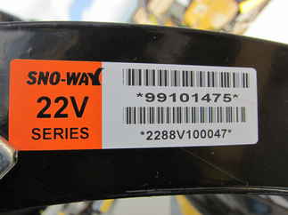 Clearance! NOS Sno-Way 22V Series 2 Model, V-plow Flare Top, Steel cutting edge, Down pressure, ProControl 2 Plus Wireless controller, ESS Smart lighting system with Smart sight, EZ Deflector Steel V-Plow, 