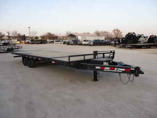 2021 PJ Trailer 102x26 T8 Equipment Deckover Tilt T8J2672BSTK