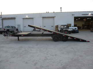 2021 PJ Trailer 102x26 T8 Equipment Deckover Tilt T8J2672BSTK