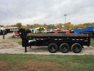 2023 PJ Trailer 83x16 DL Gooseneck Dump DLR1673BSSKE-JA06