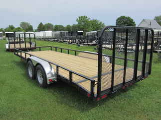 2025 PJ Trailer 83x20 UL Utility UL22032ESBK