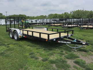 2025 PJ Trailer 83x18 UL Utility UL21832ESBK