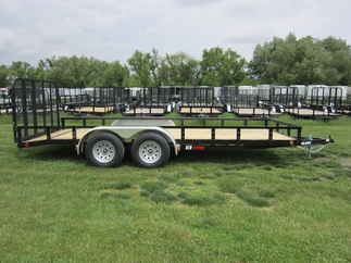 2025 PJ Trailer 83x18 UL Utility UL21832ESBK