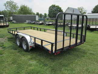 2025 PJ Trailer 83x18 UL Utility UL21832ESBK