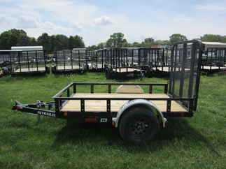 2025 PJ Trailer 60x8 U6 Single Axle Utility U620831DSGK