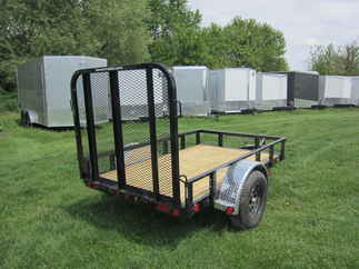 2025 PJ Trailer 60x8 U6 Single Axle Utility U620831DSGK