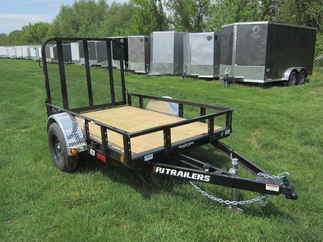 2025 PJ Trailer 60x8 U6 Single Axle Utility U620831DSGK