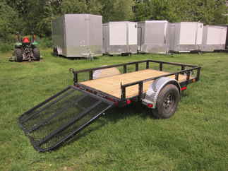 2025 PJ Trailer 60x8 U6 Single Axle Utility U620831DSGK