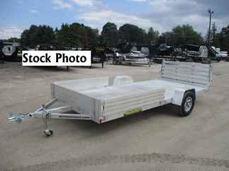 2025 Aluma 81x14  Aluminum Single Axle Utility 8114S-R-BT