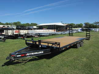 2025 PJ Trailer 102x22 F8 Equipment Deckover F8J2272BSBK