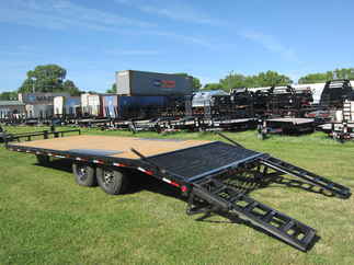 2025 PJ Trailer 102x22 F8 Equipment Deckover F8J2272BSBK