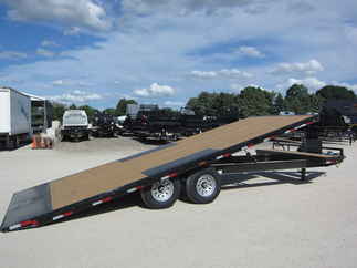 2025 PJ Trailer 102x24 T8 Equipment Deckover Tilt T8J2472BSTK