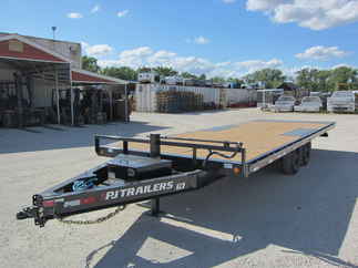 2025 PJ Trailer 102x22 T8 Equipment Deckover Tilt T8J2272BSTK