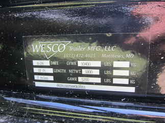 2024 Wesco 82x18 Utility