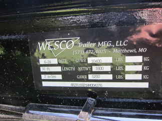 2024 Wesco 82x16 Utility