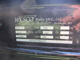 2024 Wesco 82x16 Utility