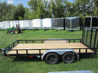 2025 PJ Trailer 77x16 UK Utility UK21632CSGK