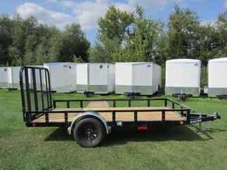 2025 PJ Trailer 72x12 U2 Single Axle Utility U221231DSGK