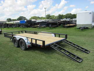 2025 PJ Trailer 83x16 UL Utility UL21632ESRK-ATVR-SP02