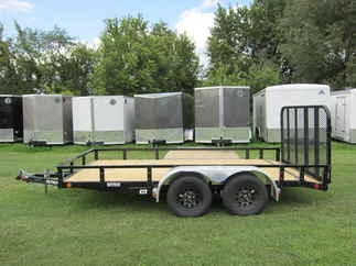 2025 PJ Trailer 83x14 UL Utility UL21432ESBK