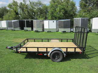 2025 PJ Trailer 83x12 U8 Single Axle Utility U821231DSGK