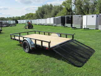 2025 PJ Trailer 83x12 U8 Single Axle Utility U821231DSGK