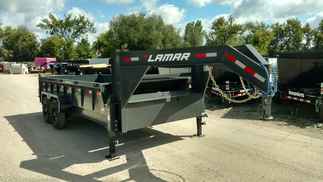 2025 Lamar 83x16  Gooseneck Dump DL831627MX