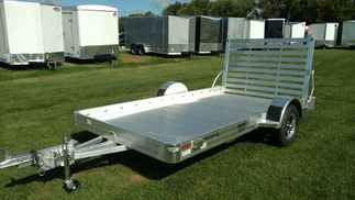 2025 Hillsboro 78x12  Aluminum Single Axle Utility AU78X12 AL