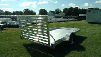 2025 Hillsboro 78x12  Aluminum Single Axle Utility AU78X12 AL