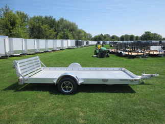 2025 Hillsboro 78x14  Aluminum Single Axle Utility AU78X14 AL