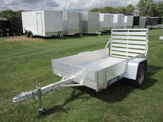 2025 Aluma 54x8  Aluminum Single Axle Utility 548ESA-S-TG