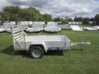 2025 Aluma 54x8  Aluminum Single Axle Utility 548ESA-S-TG