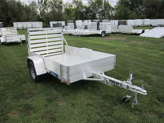 2025 Aluma 54x8  Aluminum Single Axle Utility 548ESA-S-TG