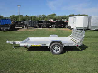 2025 Aluma 68x10  Aluminum Single Axle Utility 6810H-S-TG