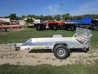 2025 Aluma 72x10  Aluminum Single Axle Utility 7210H-S-BT