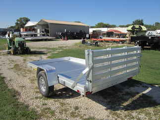 2025 Aluma 72x10  Aluminum Single Axle Utility 7210H-S-BT