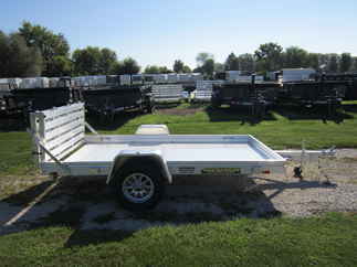 2025 Aluma 72x10  Aluminum Single Axle Utility 7210H-S-BT