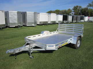 2025 Aluma 77x10  Aluminum Single Axle Utility 7710H-S-TG