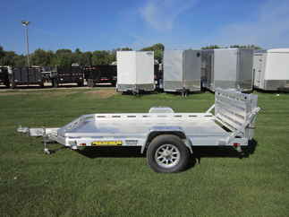 2025 Aluma 77x10  Aluminum Single Axle Utility 7710H-S-TG