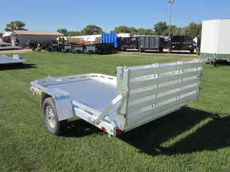 2025 Aluma 77x10  Aluminum Single Axle Utility 7710H-S-TG