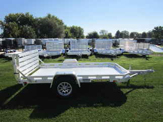 2025 Aluma 77x10  Aluminum Single Axle Utility 7710H-S-TG