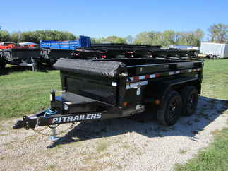 2025 PJ Trailer 72x10 D3 Dump D3J1052BSSK-RA01