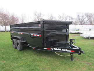 2024 PJ Trailer 83x16 DM Dump DMJ1672BSSK