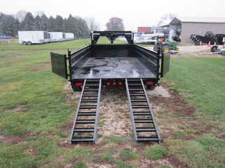 2023 PJ Trailer 83x14 DL Gooseneck Dump DLR1472BSSK-BYSC-CM12-RS01