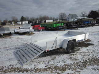 2026 Aluma 63x10  Aluminum Single Axle Utility 6310ESA-S-TG