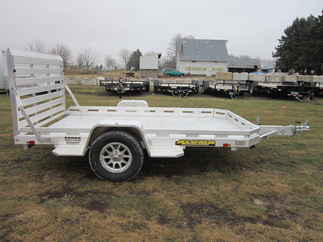 2025 Aluma 77x10  Aluminum Single Axle Utility 7710H-S-TG